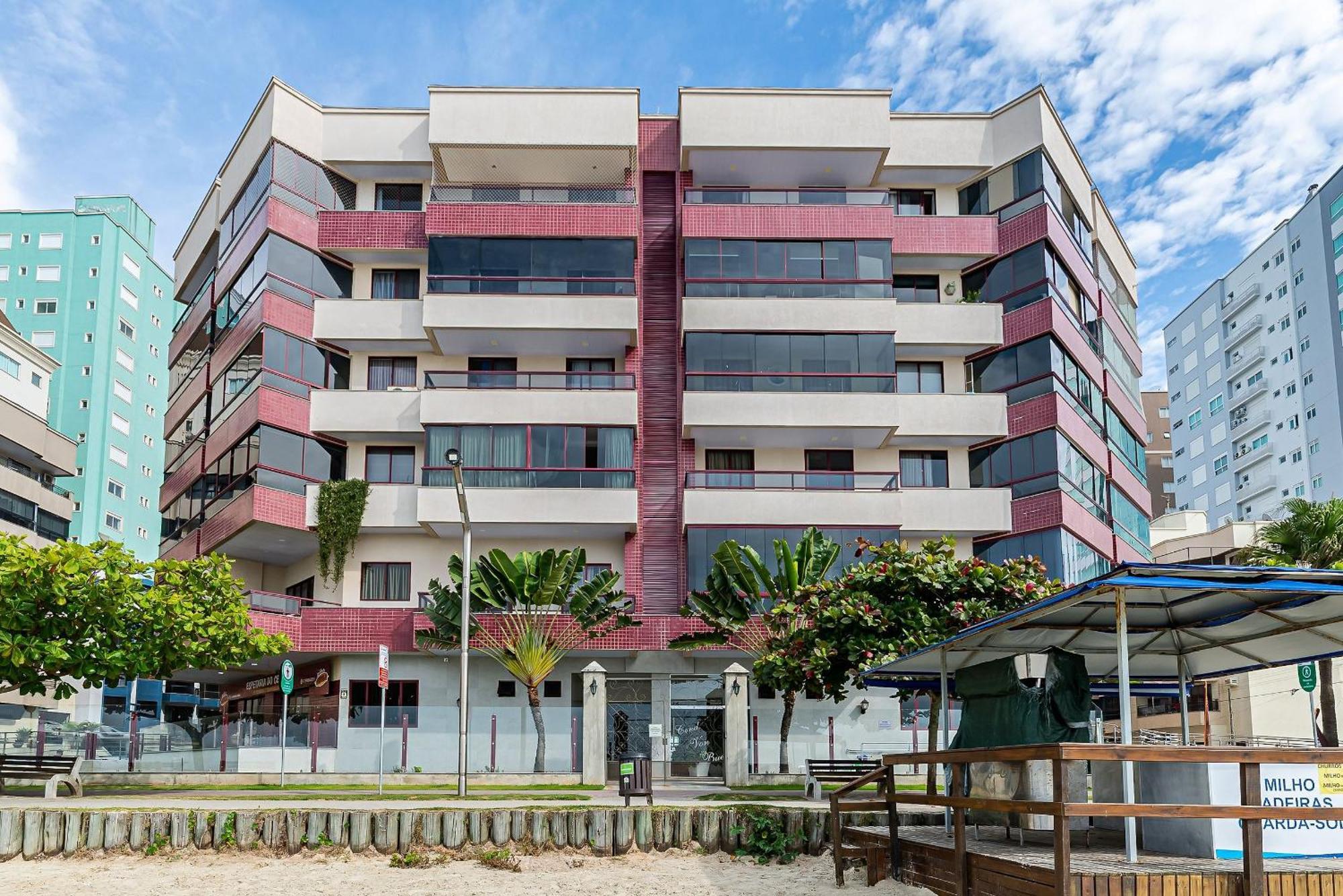 Apto Pe Na Areia Vista Mar Em Meia Praia Evb308 Itapema Exterior photo